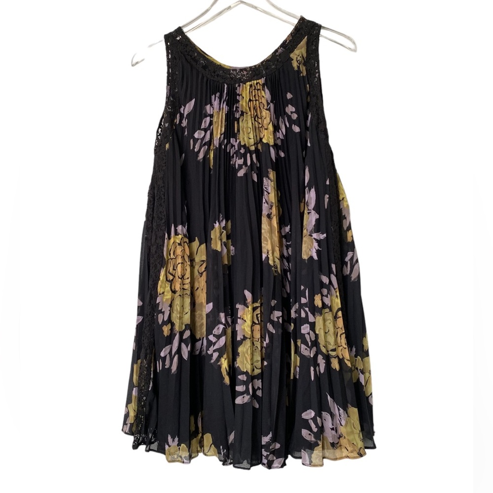 FREE PEOPLE pleated a-line tent dress - Picture 3 of 5